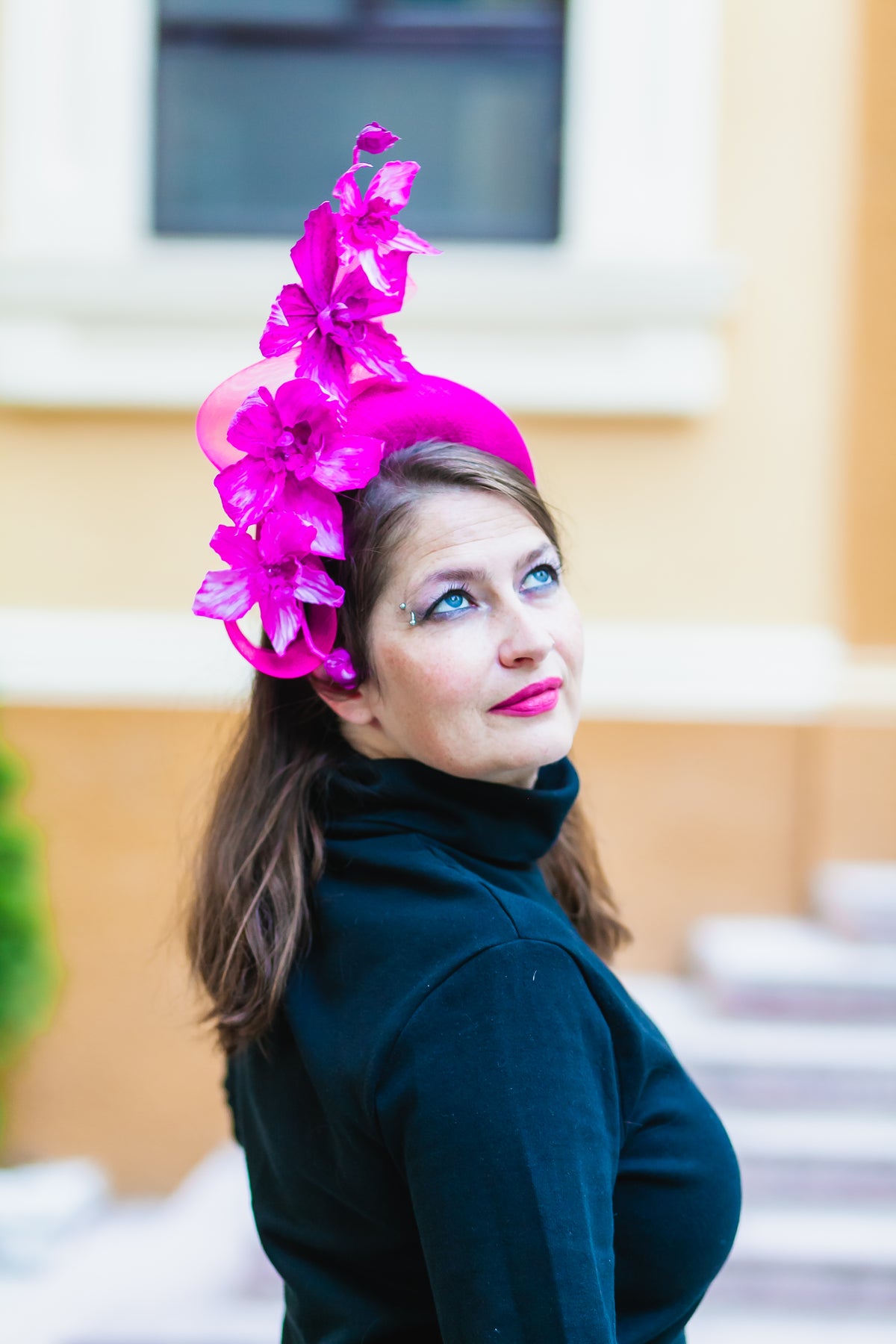 Amelie: Couture hat/Fascinator