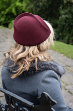 Autumn beret: Couture Hat / Fascinator / Beret