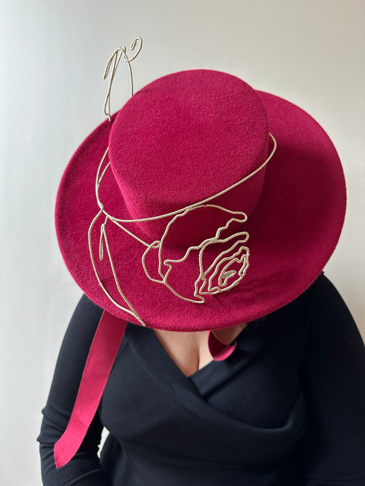 Roseline : Couture Hat/ Fascinator