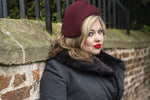 Autumn beret: Couture Hat / Fascinator / Beret
