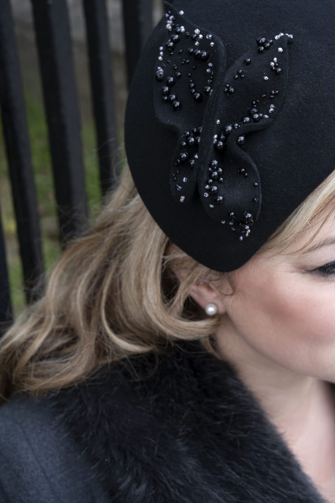 Bellissima: Couture Hat /Fascinator / Beret