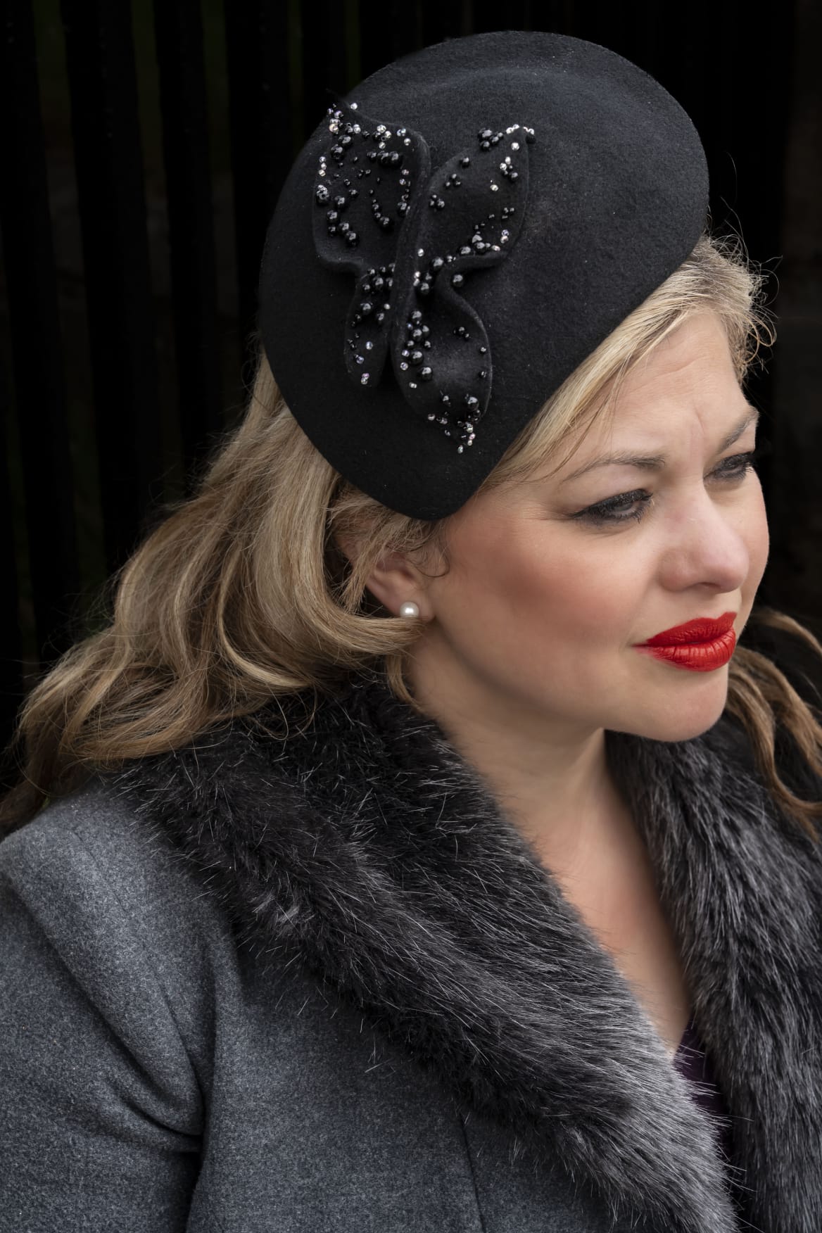 Bellissima: Couture Hat /Fascinator / Beret